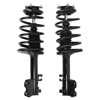 Pair Front Complete Struts w/Coil Springs compatible for Nissan Sentra 2000-2001 171567