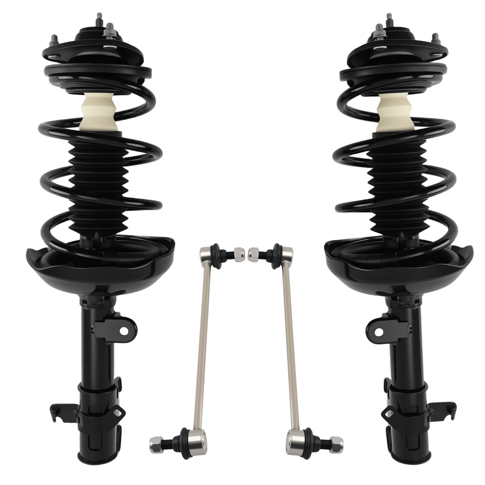 Front Struts Shocks + Sway Bar Links for 2005 2006 2007 compatible for Honda Odyssey EX 3.5L