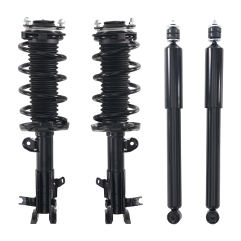 4PCS Shock Struts Assembly For 2012-2015 compatible for Honda Civic Coupe Front+Rear Left+Right