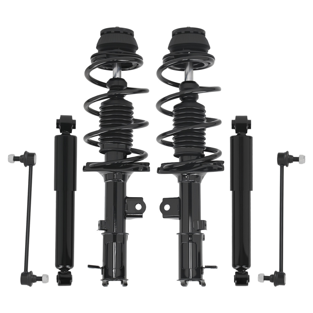 maXpeedingrods 6Pcs Front StrutsRear Shocks Sway Bar Links for Hyundai Accent 2012-2017