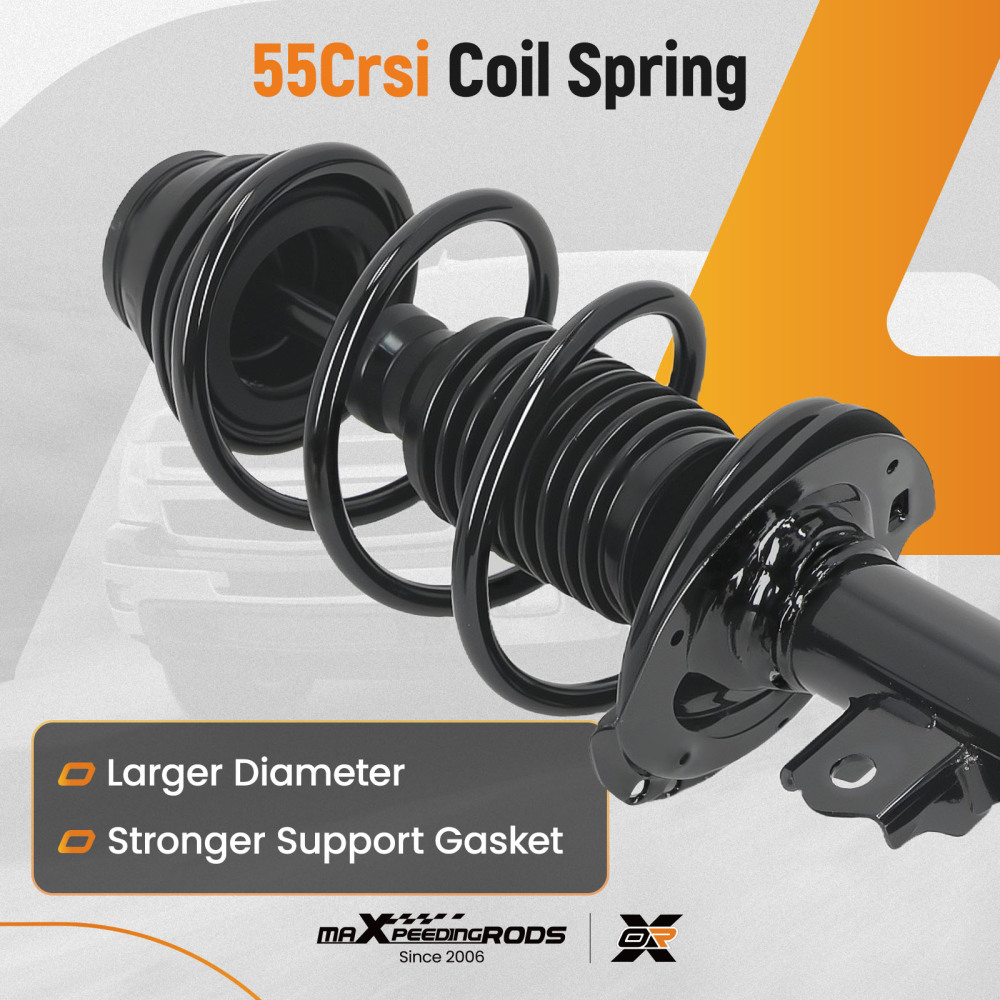 maXpeedingrods 6Pcs Front StrutsRear Shocks Sway Bar Links for Hyundai Accent 2012-2017