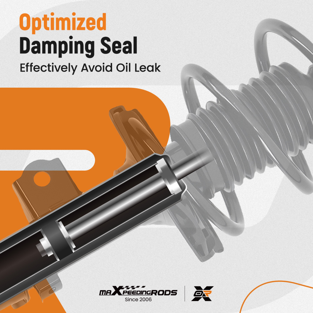 maXpeedingrods 6Pcs Front StrutsRear Shocks Sway Bar Links for Hyundai Accent 2012-2017