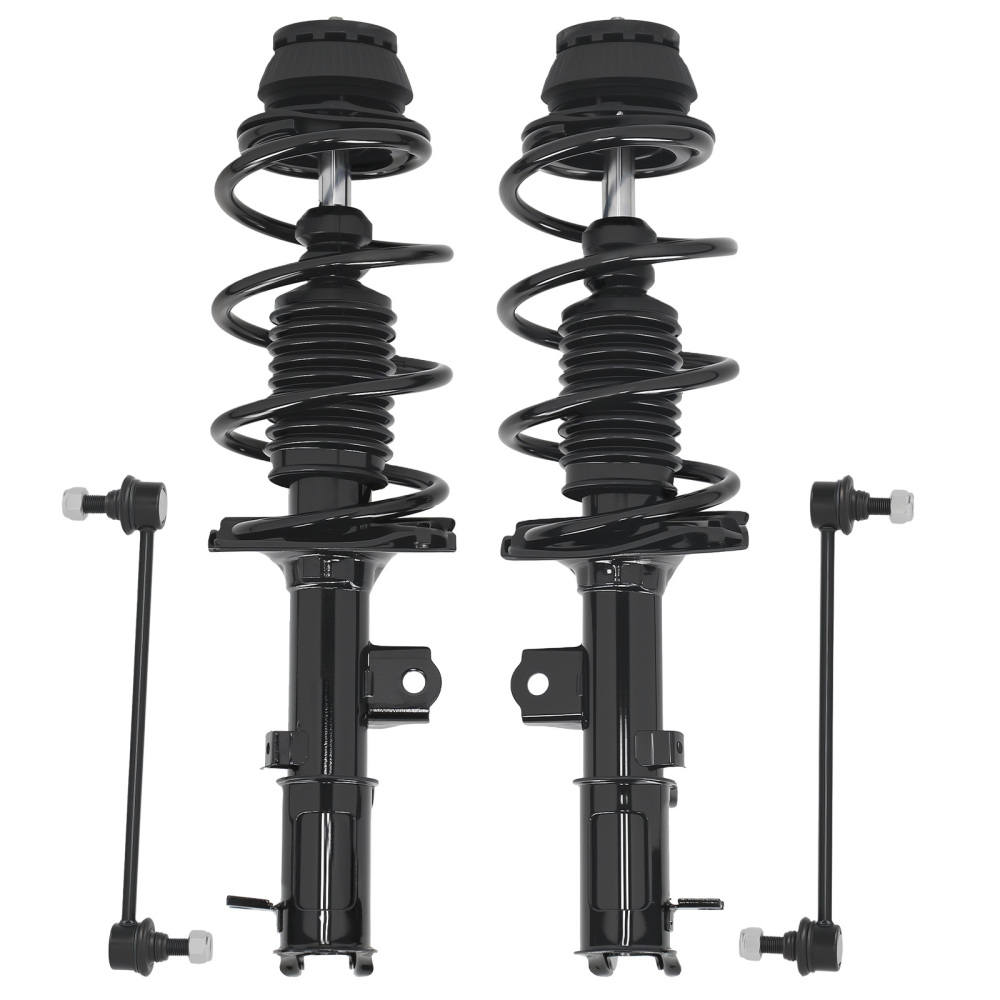 maXpeedingrods 4Pcs Front Shock Struts & Sway Bar Links for Hyundai Accent 2012-2017 Kia Rio 2012-2017