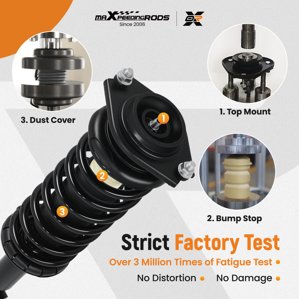 Pair Rear Shocks Struts Assembly Spring compatible for Subaru Forester 2009-2013 2.5L H4