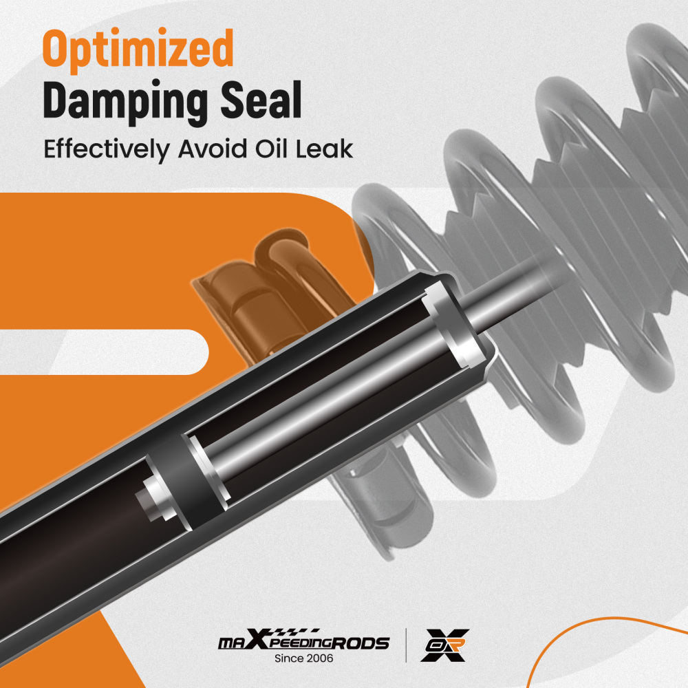 Pair Rear Shocks Struts Assembly Spring compatible for Subaru Forester 2009-2013 2.5L H4