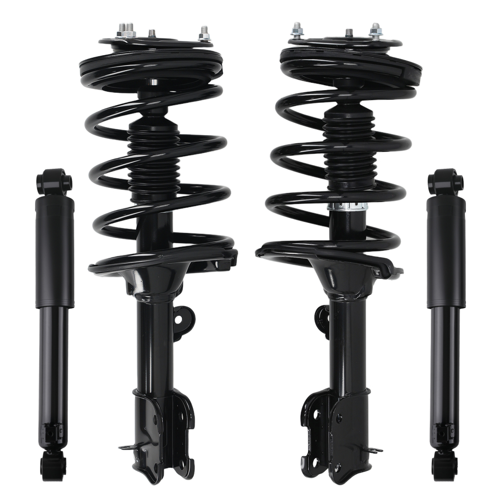 Front Rear Complete Struts Coil Spring compatible for Hyundai Santa Fe 2007-2009 AWD/RWD