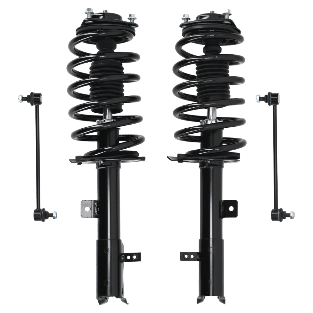 Front Complete Struts Sway Bar End Links compatible for Jeep Patriot 2011 - 2017 4WD
