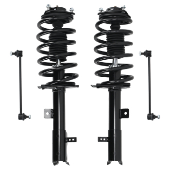 Front Complete Struts Sway Bar End Links compatible for Jeep Patriot 2011 – 2017 4WD