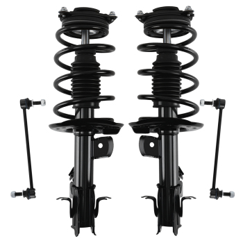 4pcs Complete Front Struts AbsorbersSway Bar compatible for Nissan Sentra 2014-2019 NEW