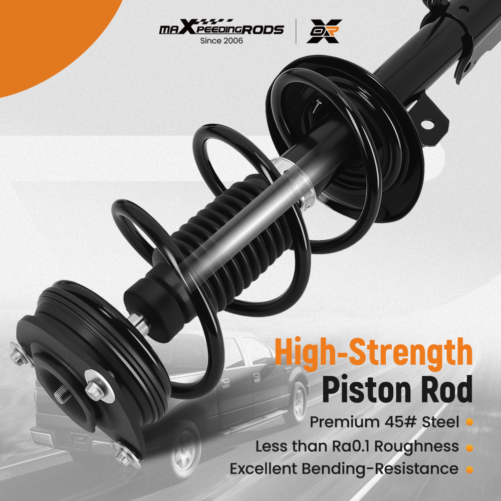 Complete Front Struts ShockCoil Springs Assembly compatible for NISSAN ROGUE AWD 08-12