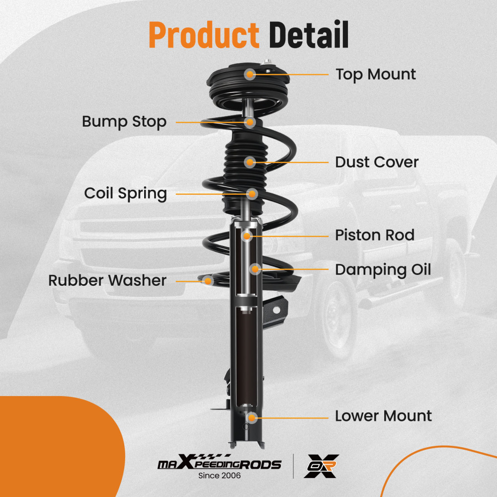 Complete Front Struts ShockCoil Springs Assembly compatible for NISSAN ROGUE AWD 08-12