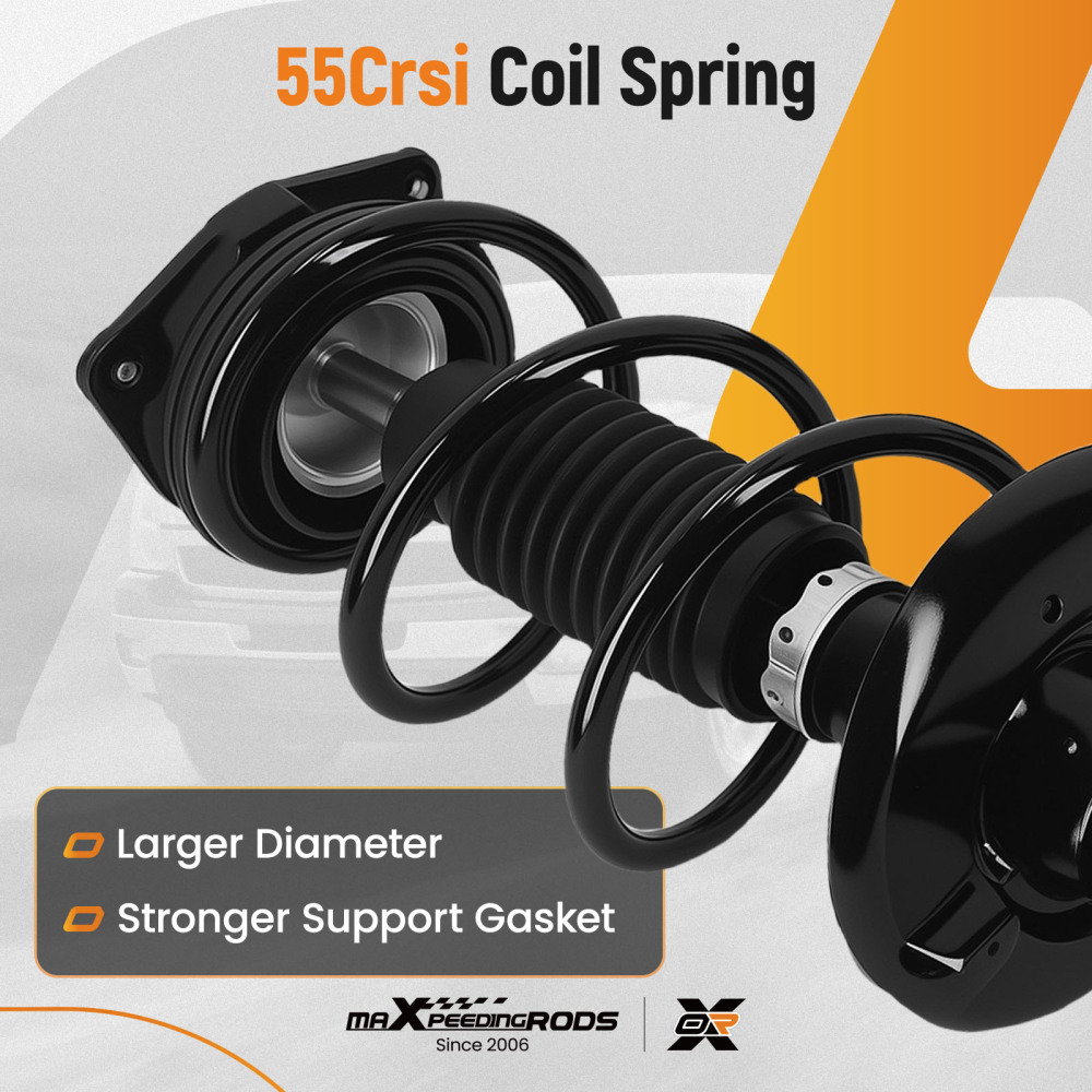 Complete Front Struts ShockCoil Springs Assembly compatible for NISSAN ROGUE AWD 08-12