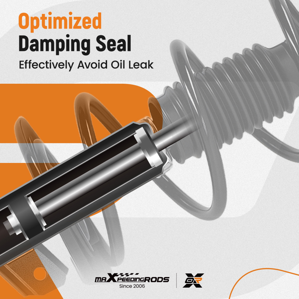 Complete Front Struts ShockCoil Springs Assembly compatible for NISSAN ROGUE AWD 08-12