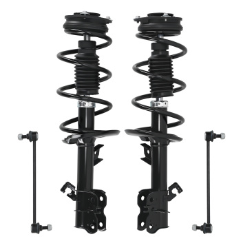 AWD Front Struts w/Coil Spring Assembly Sway Bars Kit for 2008-2012 compatible for Nissan Rogue