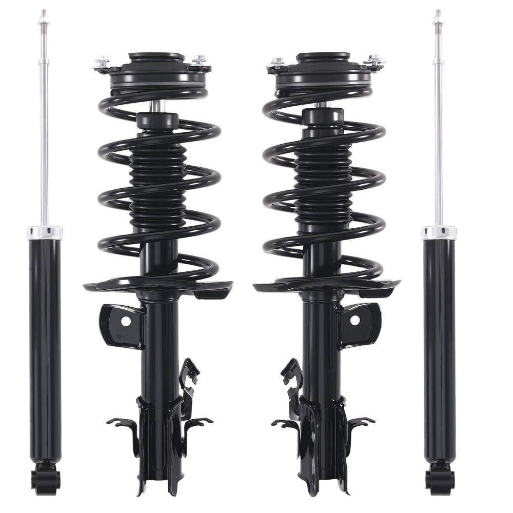 4pcs Shock Struts Assembly Coil Spring For 2013 compatible for Nissan Sentra 272948 272947 NEW