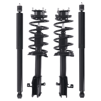Front Rear Complete Struts w/ Coil Springs compatible for Ford Edge compatible for Lincoln MKX 2011 - 2014