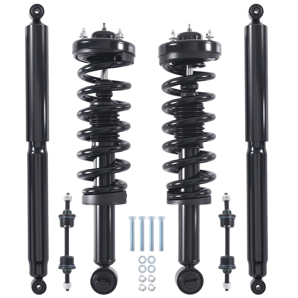 Front Rear Struts Sway Bar Links compatible for FORD F-150 2015 - 2020 4WD 173032L