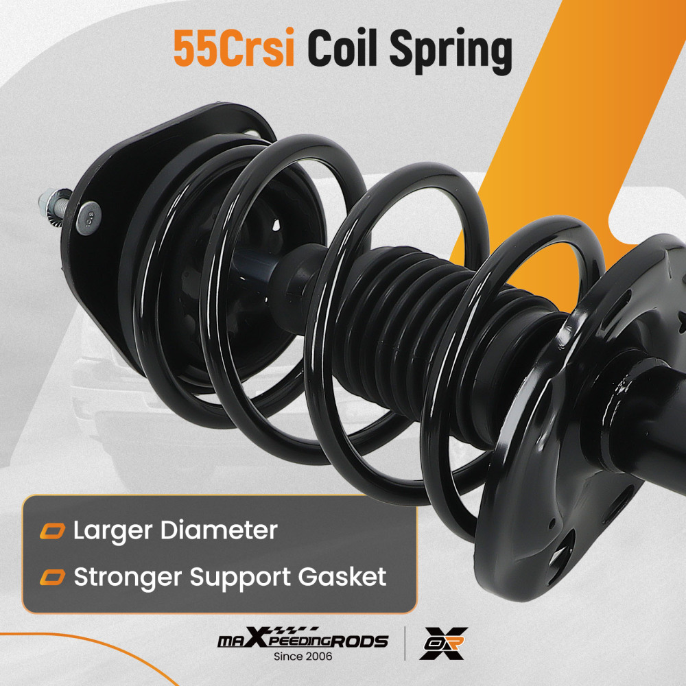 Front Rear Struts w/ Coil Springs Assembly for 2014 - 2018 2019 compatible for Toyota Corolla