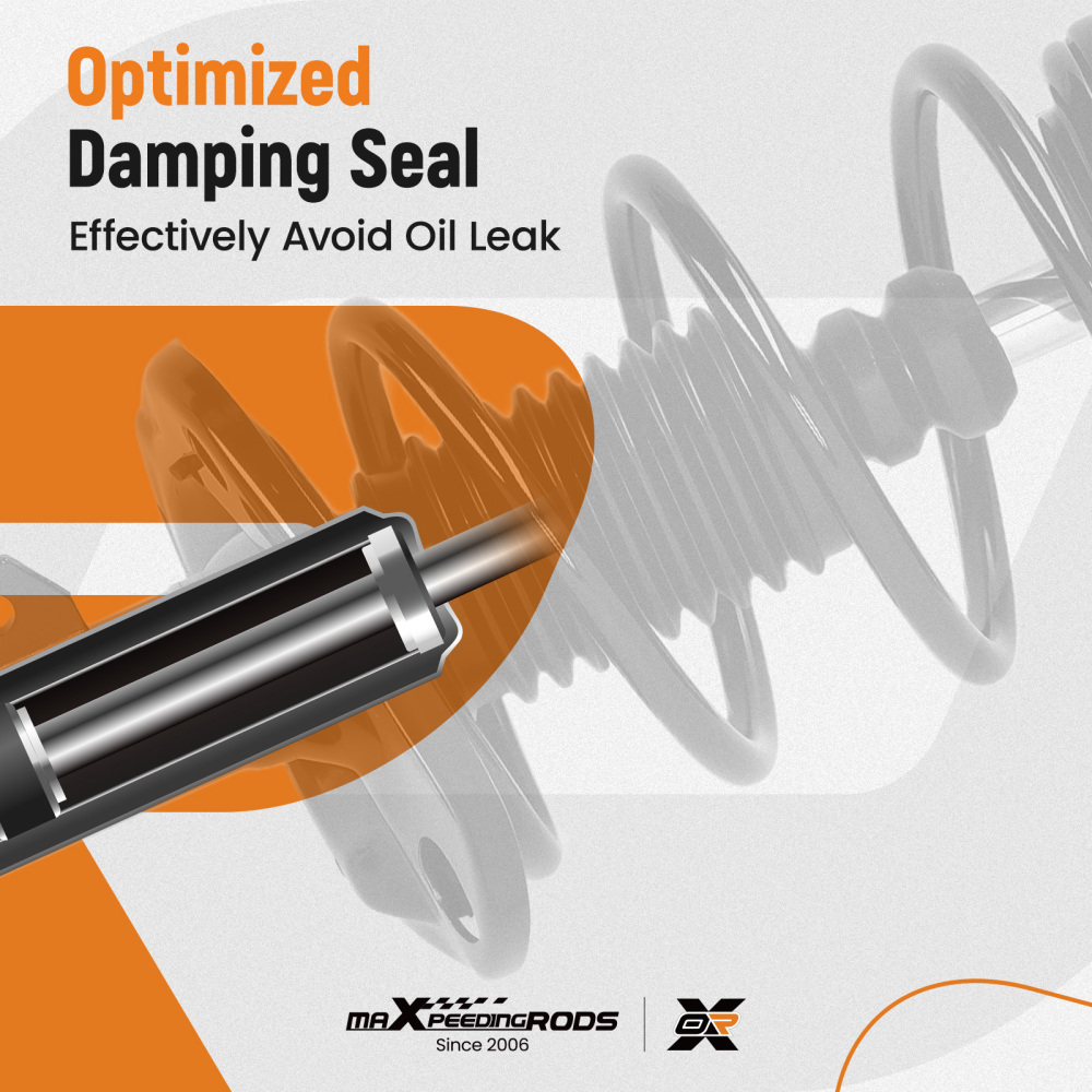 Front Rear Struts w/ Coil Springs Assembly for 2014 - 2018 2019 compatible for Toyota Corolla