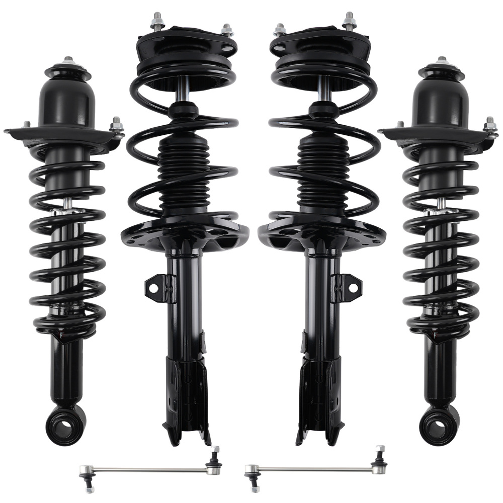 6x Front Rear Struts Front Sway Bars w/Coil Spring For 2014-2019 compatible for Toyota Corolla
