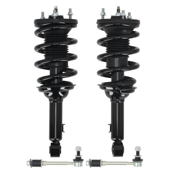 RWD Front Struts Coil Spring Sway Bars for 2005 - 2015 compatible for Toyota Tacoma 2.7L Base