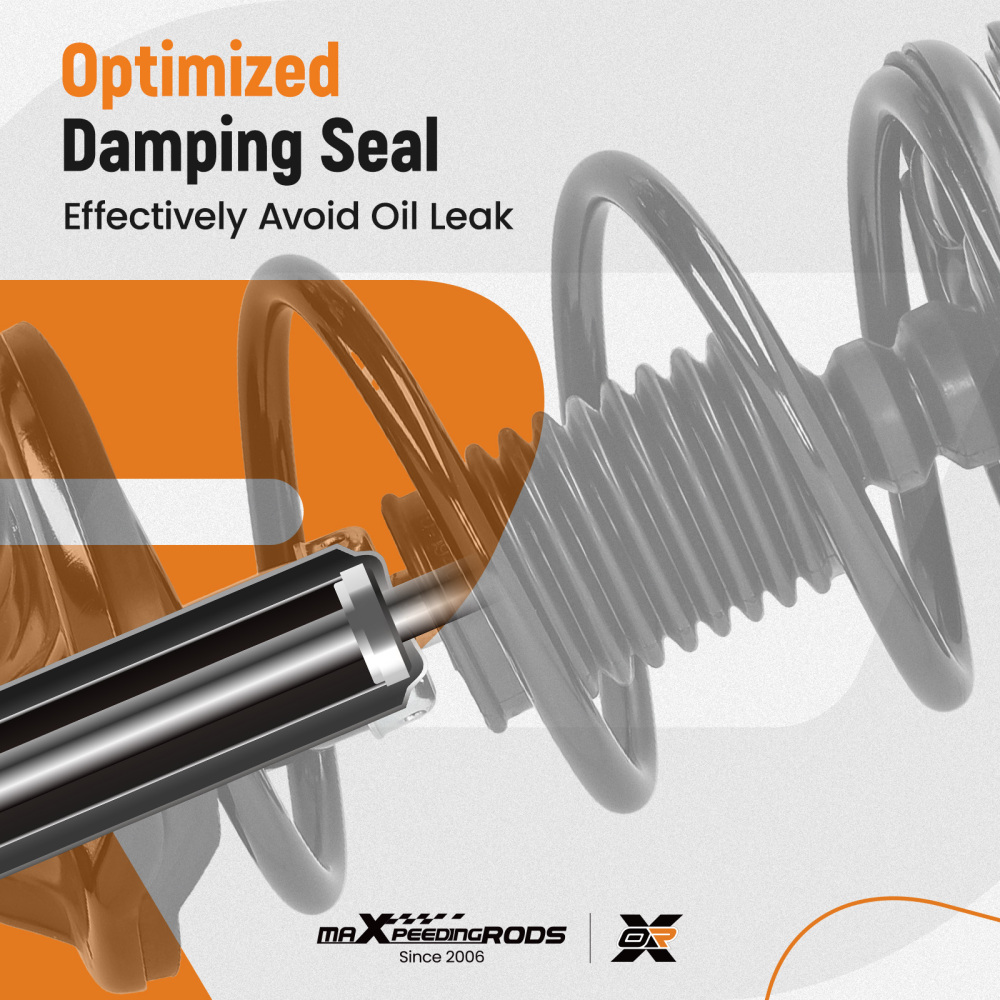 2pcs Front Struts w/Springs Suspension compatible for Mitsubishi Lancer 2002-2007 2.0L 2.4L