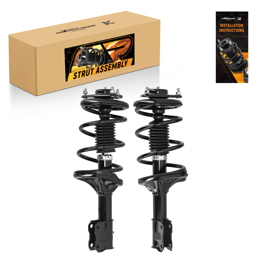 2pcs Front Struts w/Springs Suspension compatible for Mitsubishi Lancer 2002-2007 2.0L 2.4L