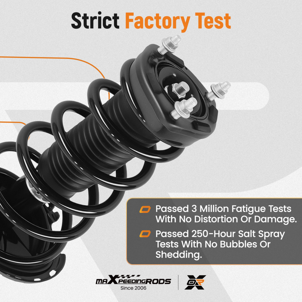 Rear Complete Struts w/ Coil Spring Assembly for 2008-2013 compatible for Toyota Highlander AWD