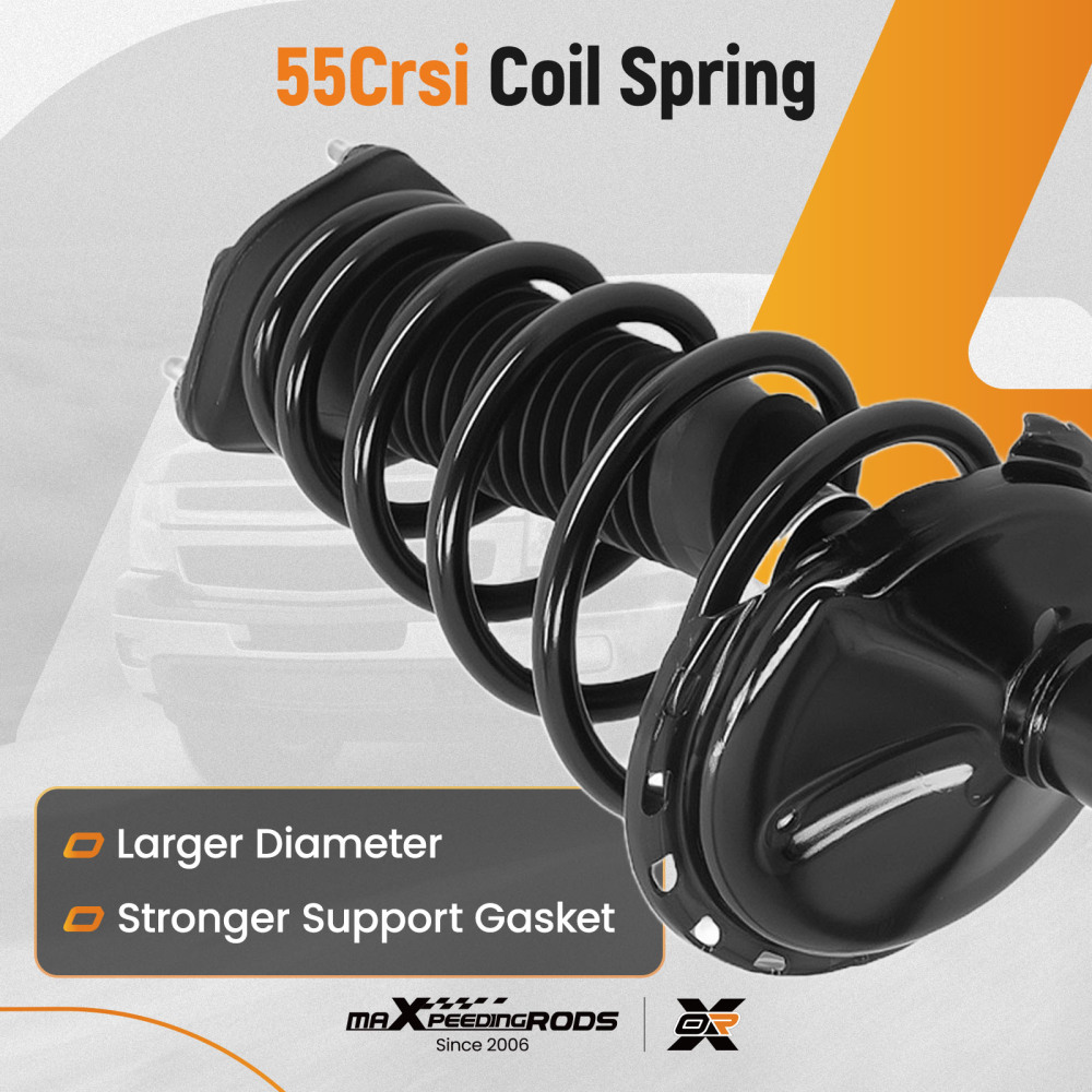 Rear Complete Struts w/ Coil Spring Assembly for 2008-2013 compatible for Toyota Highlander AWD