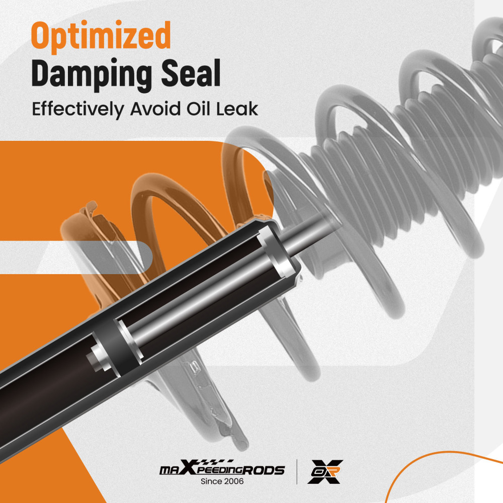 Rear Complete Struts w/ Coil Spring Assembly for 2008-2013 compatible for Toyota Highlander AWD