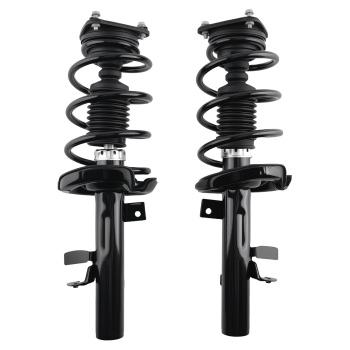 2pcs Front Struts w/Springs Suspension compatible for Ford C-Max 2013-2018 2.0L 372523