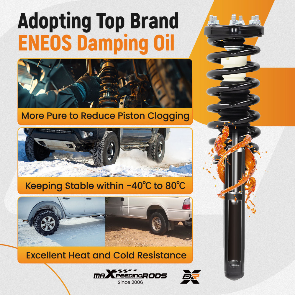 MaXpeedingrods FrontRear Complete Strut Assembly Kit for 2004-2008 compatible for Acura TL