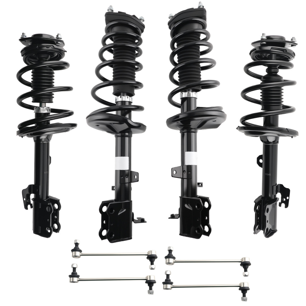 AWD FrontRear Struts w/ Spring Sway Bars for 2009 2010 2011 2012 compatible for Toyota Venza