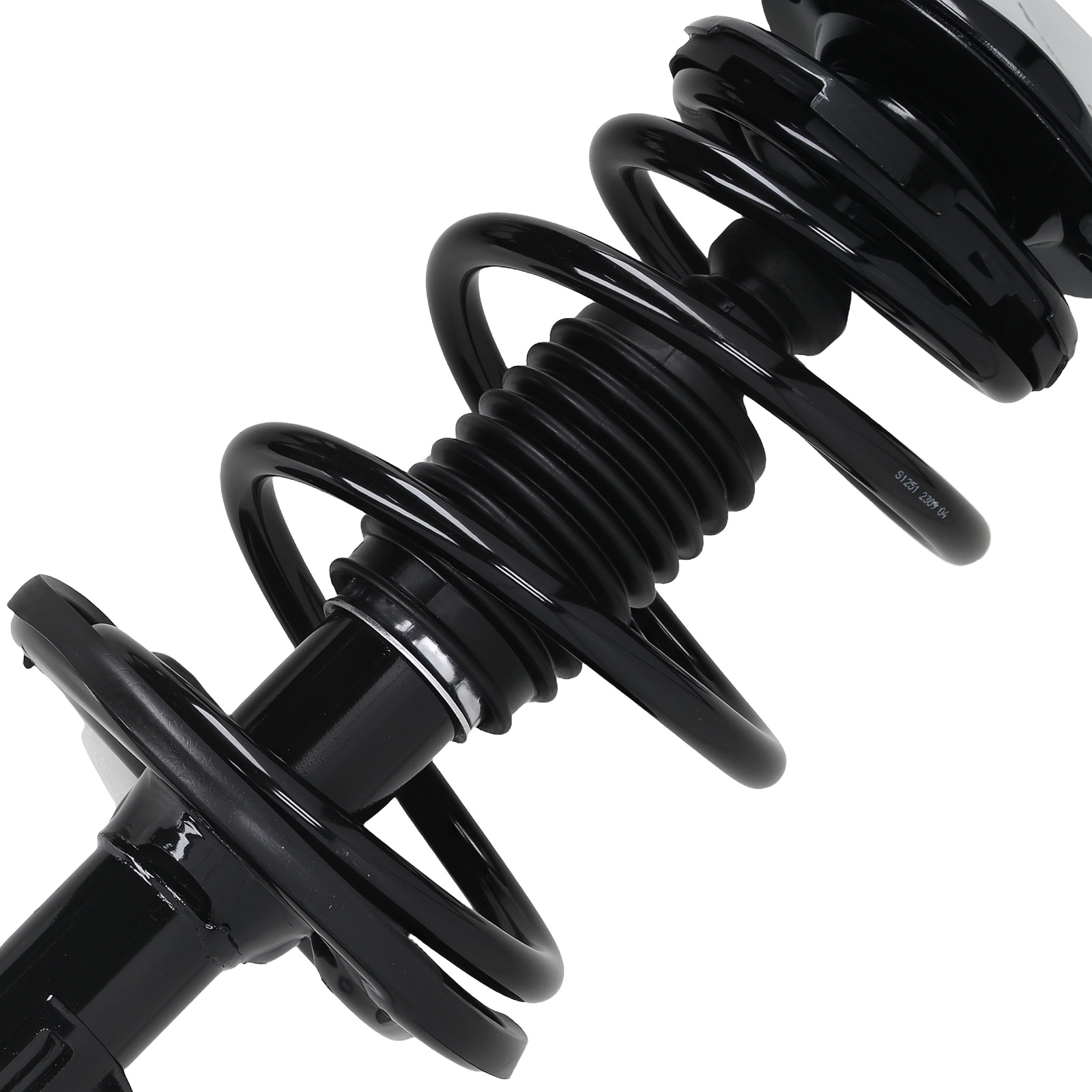 Front StrutsCoil Spring Assembly + Sway Bar Links compatible for