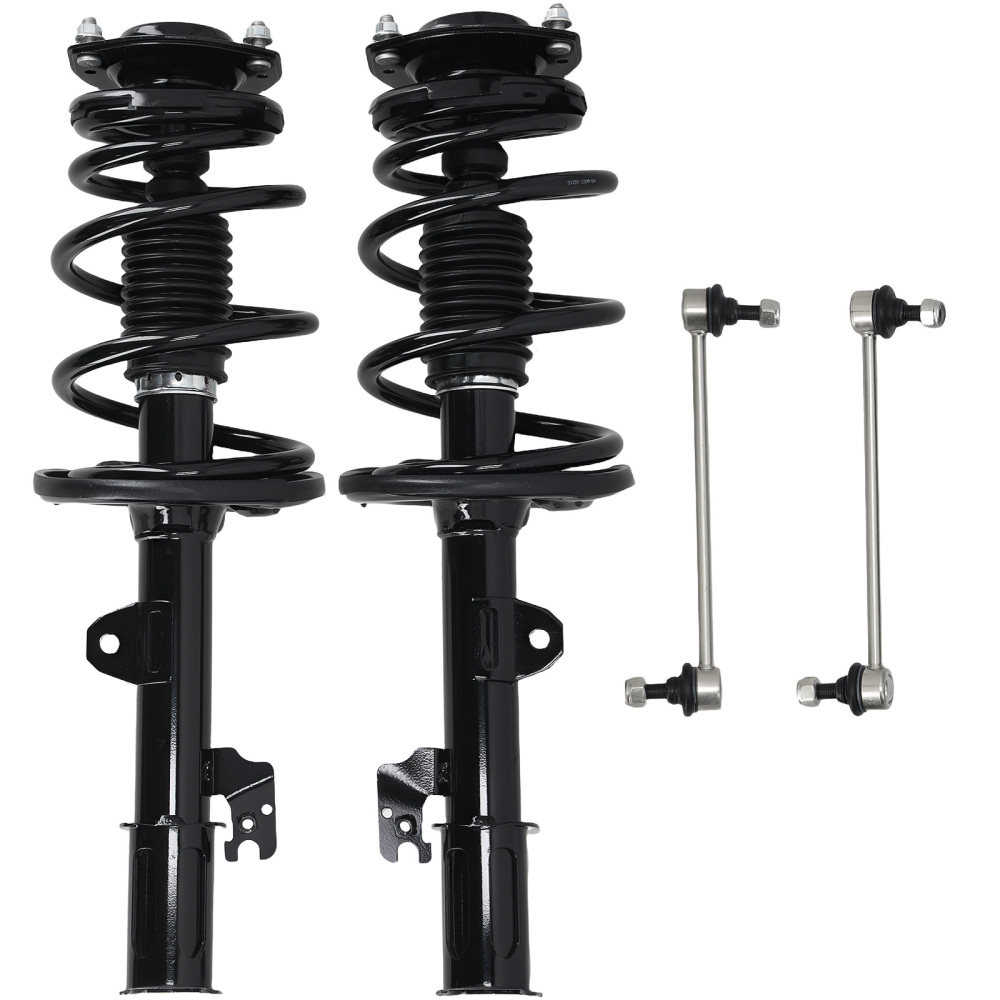 Front StrutsCoil Spring Assembly + Sway Bar Links compatible for Toyota Venza 2009-2012