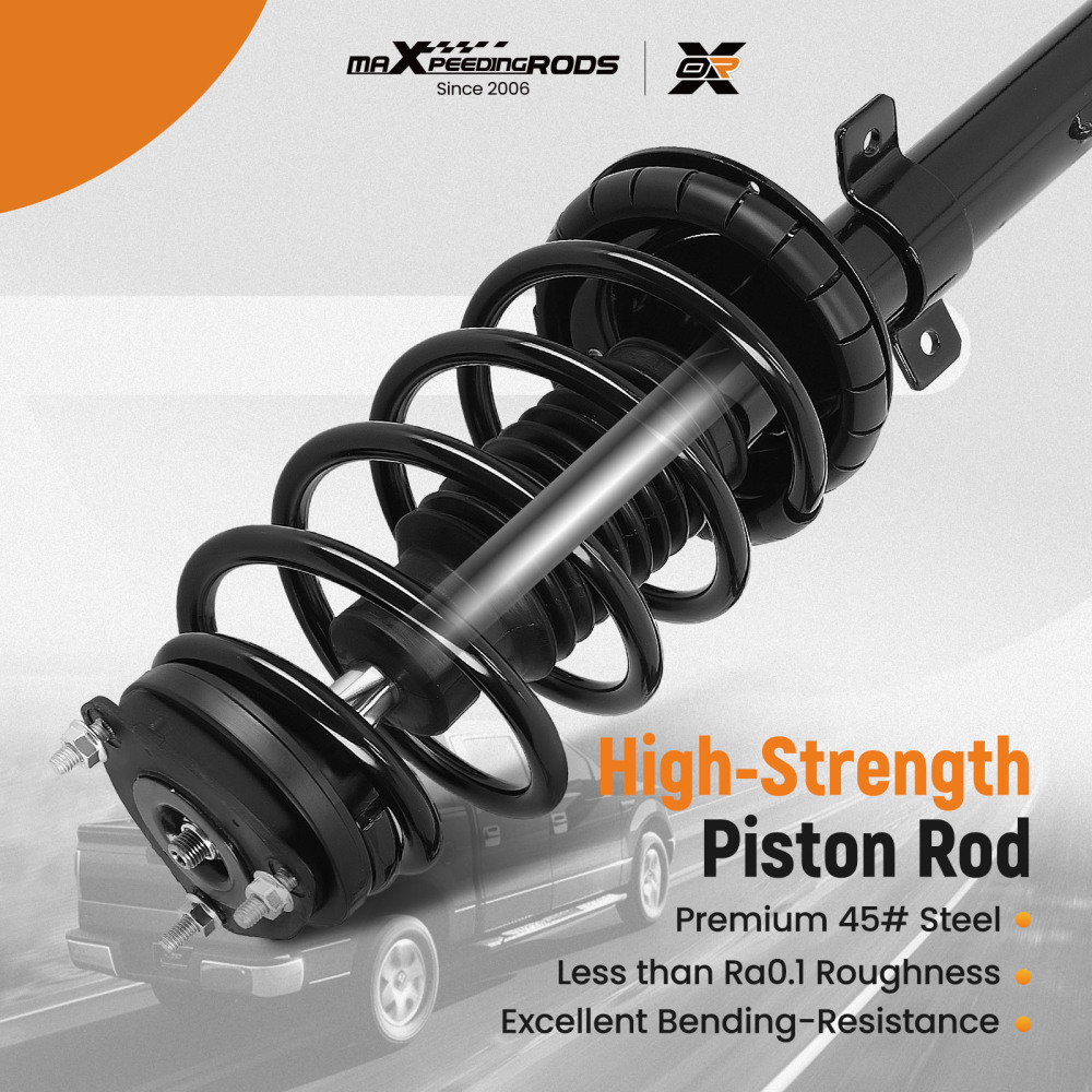 2x Front Left + Right Strut Spring compatible for Ford Transit Connect 2010-2013 2.0L