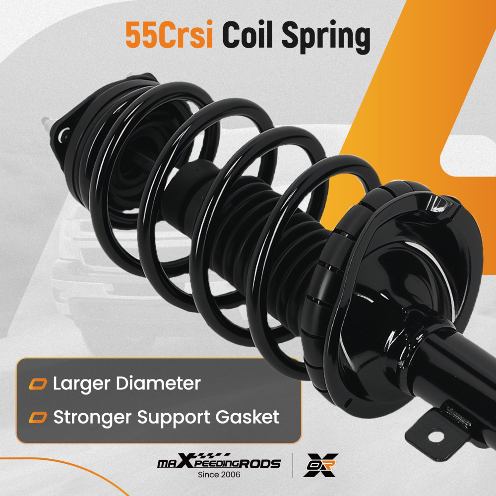 4x Front + Rear Struts w/Coil Spring compatible for Ford Transit Connect 2010-2013 2.0L