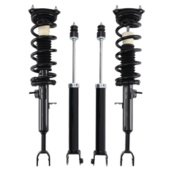 Rear Front Complete Struts w/Coil Springs compatible for INFINITI G35 2003-2006 RWD Coupe