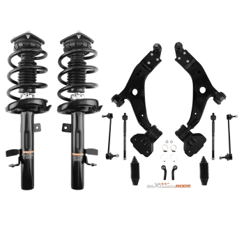 MaXpeedingrods Front Complete Struts Control Arms Assembly compatible for Ford ESCAPE 2013