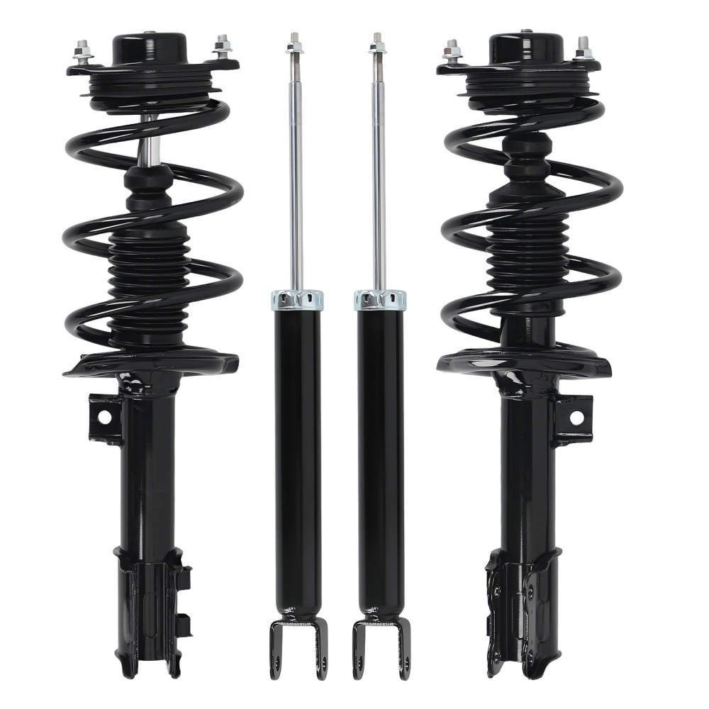 4pcs Front Rear Complete Struts w/ Coil Springs compatible for Hyundai Sonata 2.4L 2011