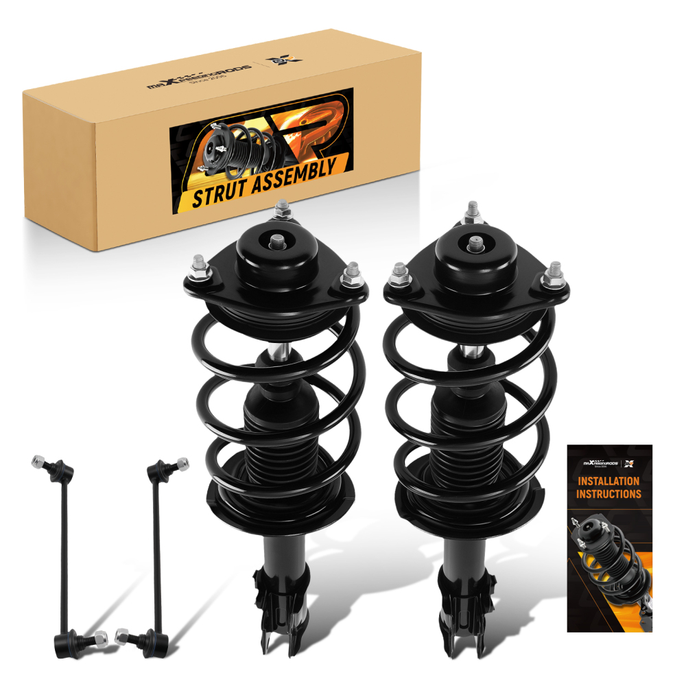 maXpeedingrods 4Pc Front Strut & Sway Bar Link for Hyundai Sonata 2011