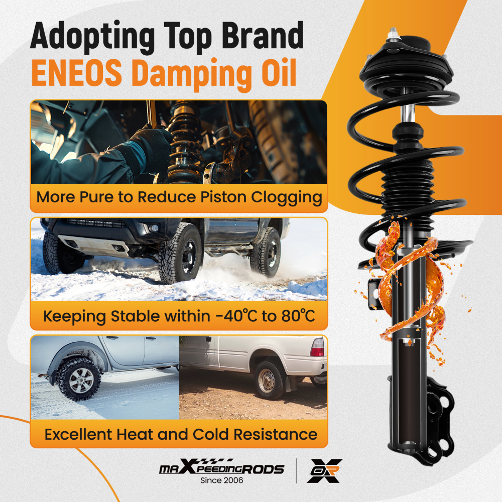 maXpeedingrods 4Pc Front Strut & Sway Bar Link for Hyundai Sonata 2011