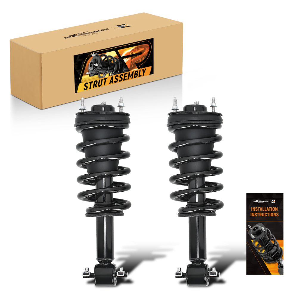 Front Strut w/Spring compatible for Chevy Suburban Tahoe Avalanche compatible for GMC Sierra 1500 compatible for Yukon XL