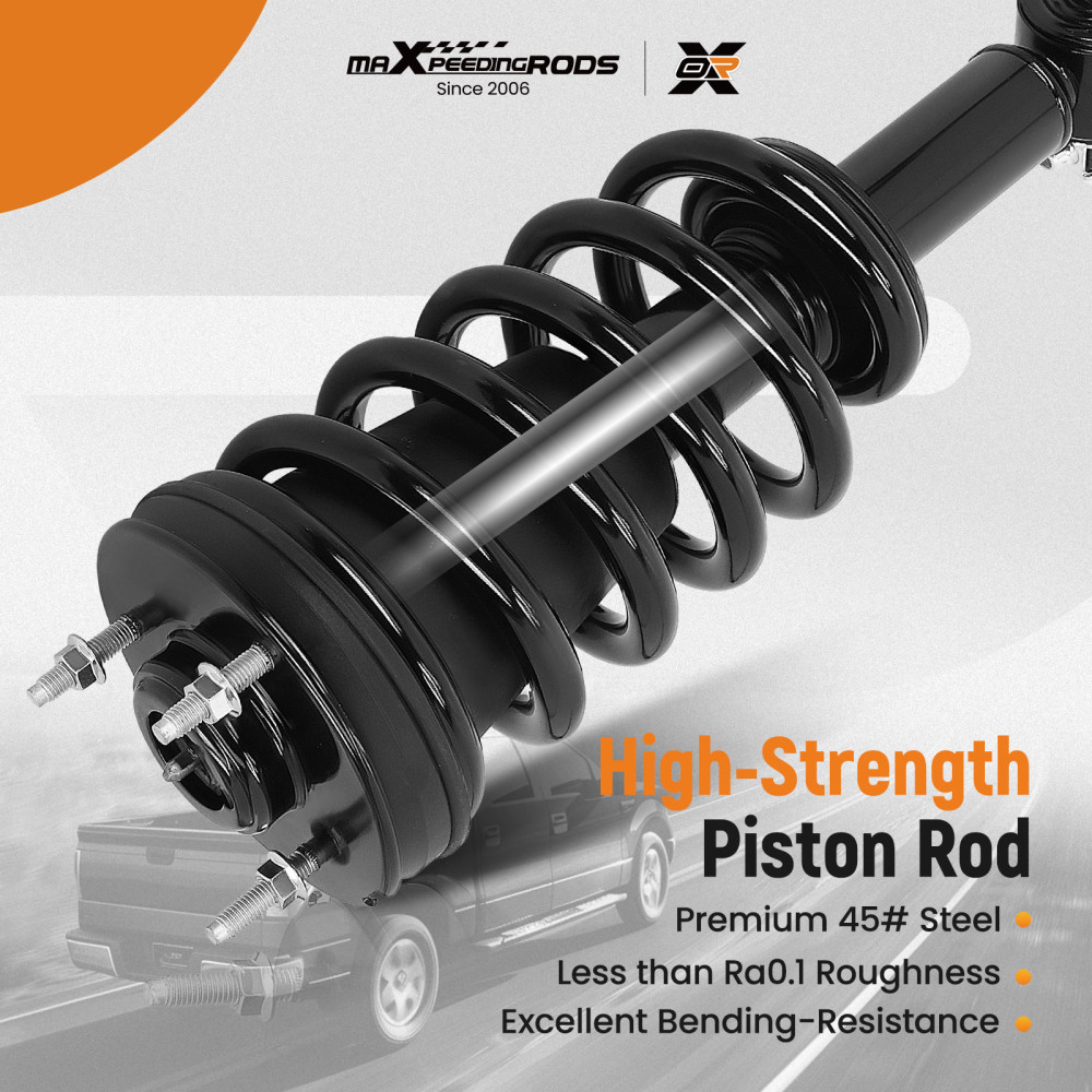 Front Strut w/Spring compatible for Chevy Suburban Tahoe Avalanche compatible for GMC Sierra 1500 compatible for Yukon XL