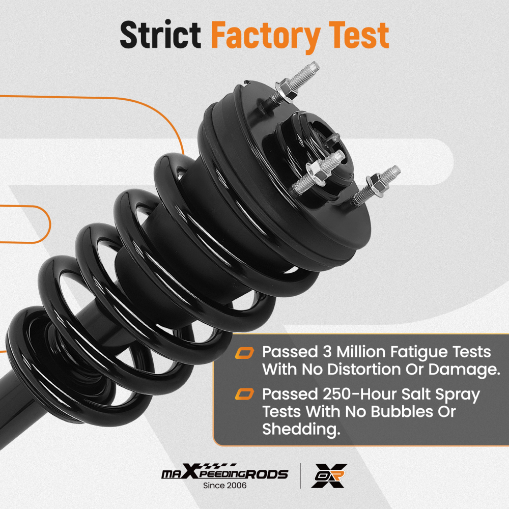 Front Strut w/Spring compatible for Chevy Suburban Tahoe Avalanche compatible for GMC Sierra 1500 compatible for Yukon XL