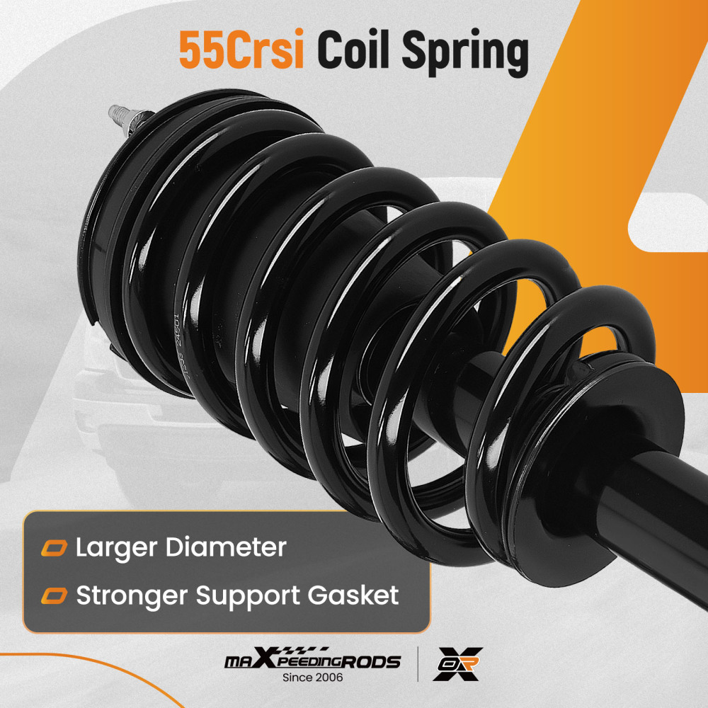 Front Strut w/Spring compatible for Chevy Suburban Tahoe Avalanche compatible for GMC Sierra 1500 compatible for Yukon XL