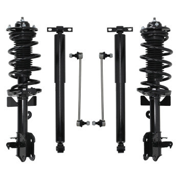 Front Rear Struts Coil Spring Sway Bars for 2013 2014 2015 - 2017 compatible for Honda Odyssey