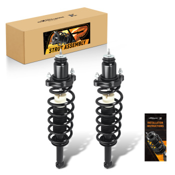 2x Quick Complete Rear Strut w/ Coil Spring compatible for Dodge Journey 2009-2010