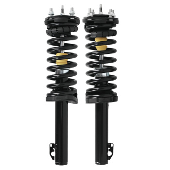 2pcs Front Left + Right Strut Spring compatible for Jeep Grand Cherokee 2005-2010 RWD