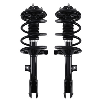 Front Pair Quick Complete Struts Coil Spring compatible for Mitsubishi Outlander 2007-2009